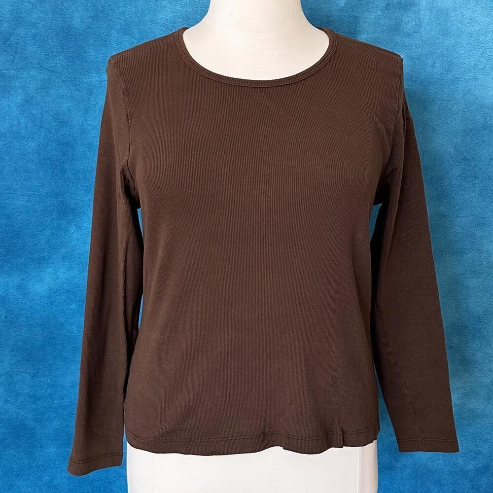 Newport News Brown Egyptian Cotton Sweater